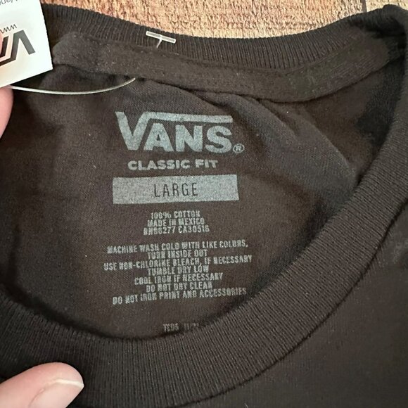 Vans Cloudy Day Mushroom graphic t-shirt men's Large - Picture 2 of 8